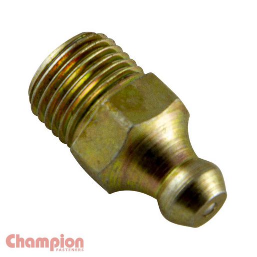 Champion Grease Nipple Straight 1/4" BSF 25Pk CN1