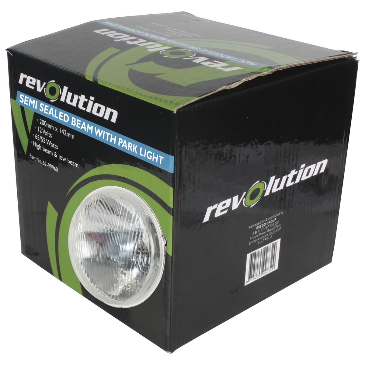 Revolution Semi SeaLED Beam Round 178mm Globe Style H4 62-78710