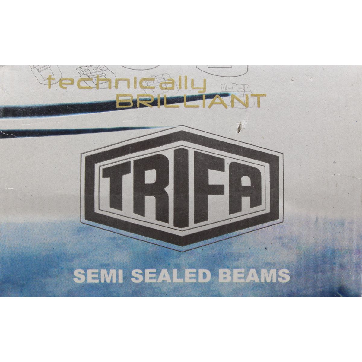 Revolution Semi Sealed Beam Rectangle 100 X 165Mm Globe Style H4 62-95004