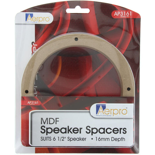 Aerpro Speaker Spacers 6.5" MDF Pair Pre-Drilled AP3161