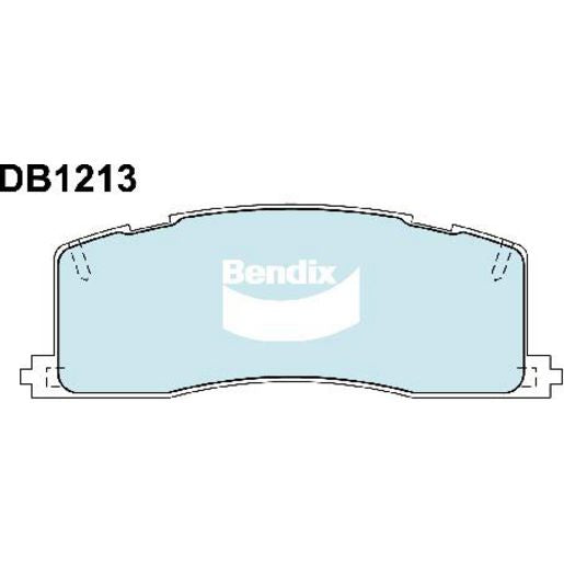 Bendix 4x4 Brake Pad Set Rear DB1213 -4WD