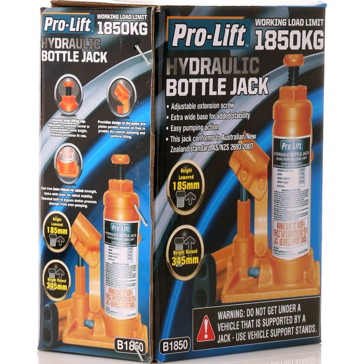 Pro-Lift Hydraulic Bottle Jack 1850kg B-1850