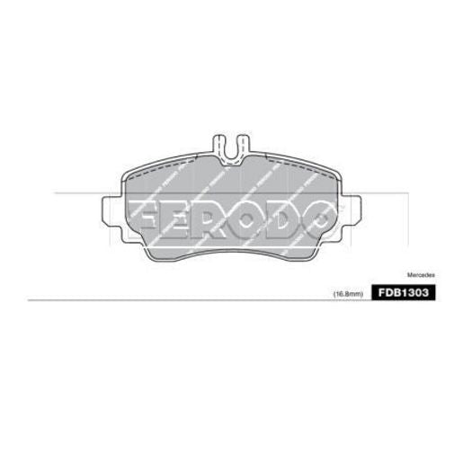 Ferodo Brake Pad Set FDB1303