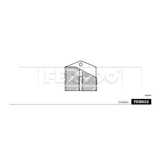 Ferodo Brake Pad Set FDB822