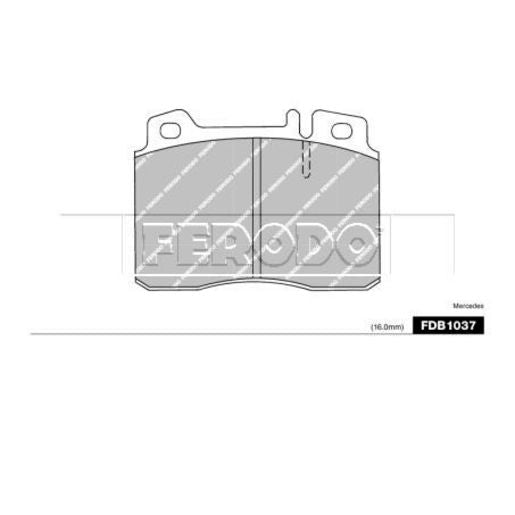 Ferodo Brake Pad Set FDB1037