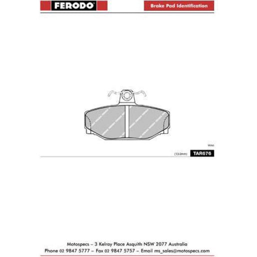Ferodo Brake Pad Set TAR676