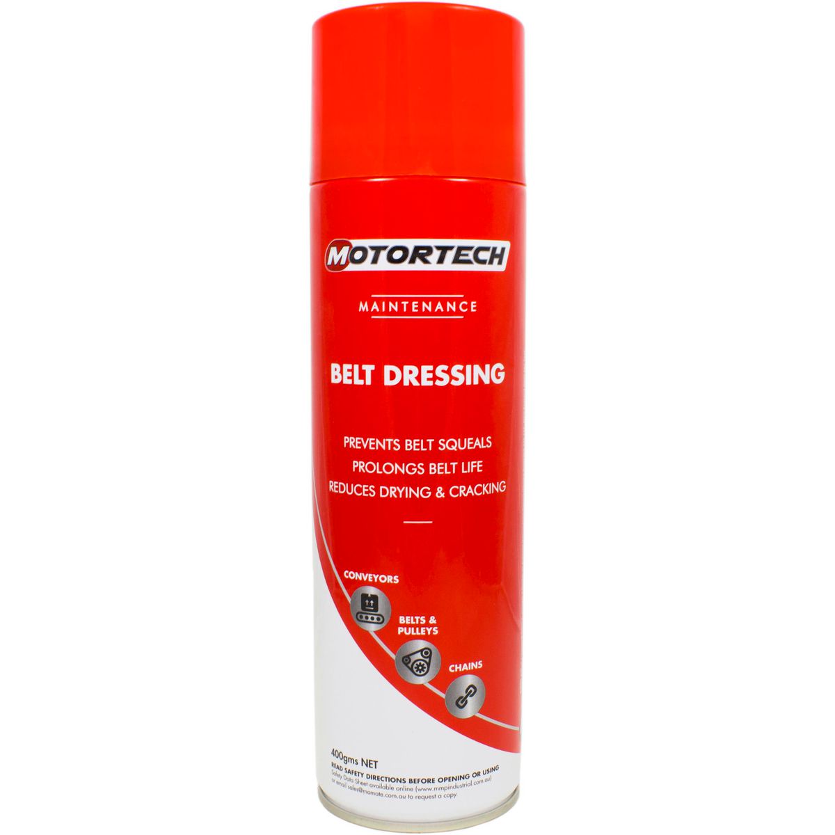 Motortech Belt Dressing Aerosol Spray 400g MT103