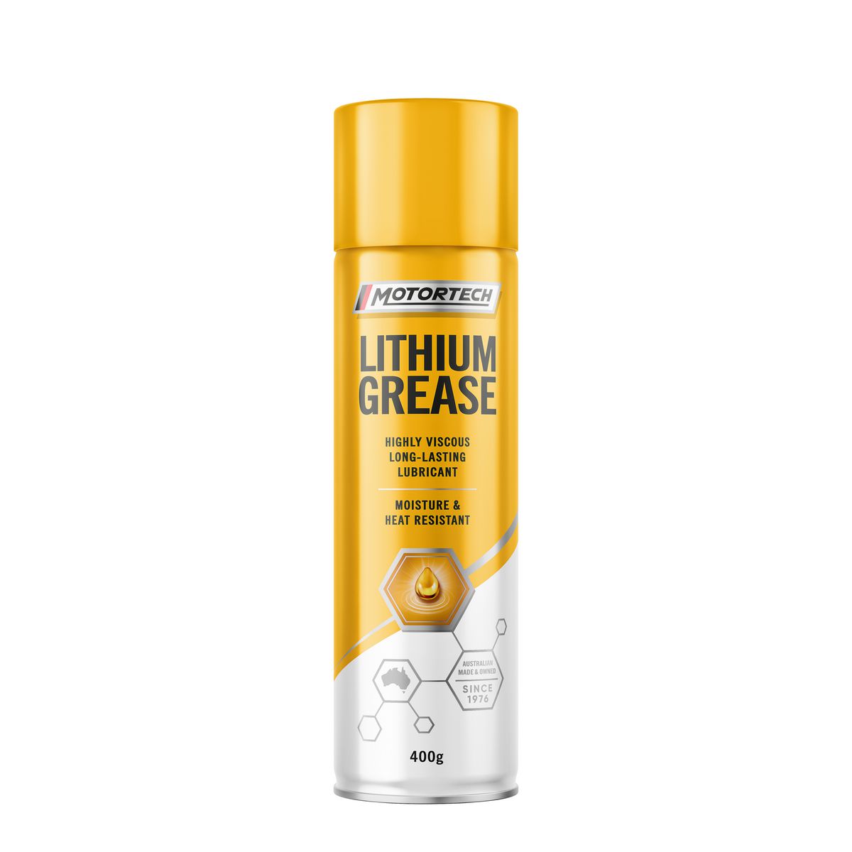 Motortech Lithium Aerosol Spray Grease 400g MT107