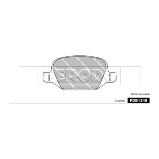 Ferodo Brake Pad Set FDB1349