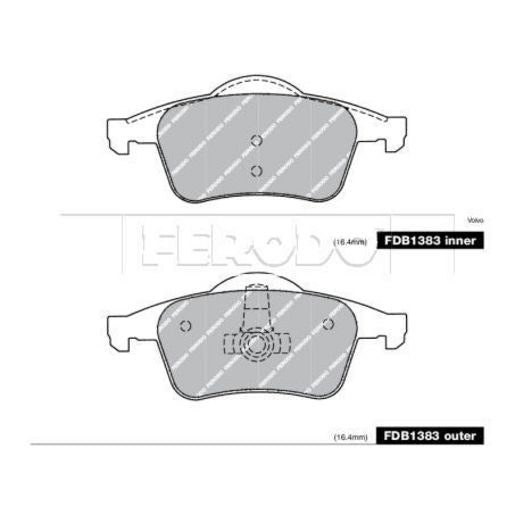 Ferodo Brake Pad Set FDB1383