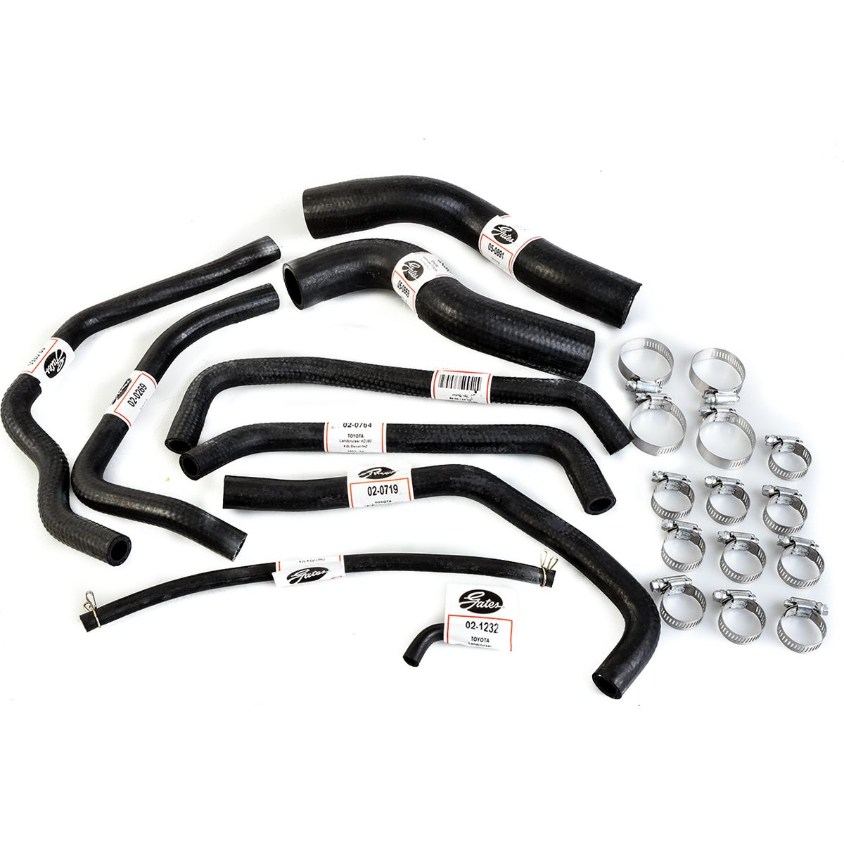 Gates Radiator Hose Kit (Pair) 07-0013
