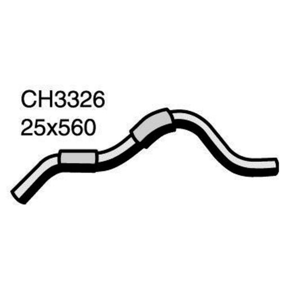 Mackay Expansion Tank Hose CH3326