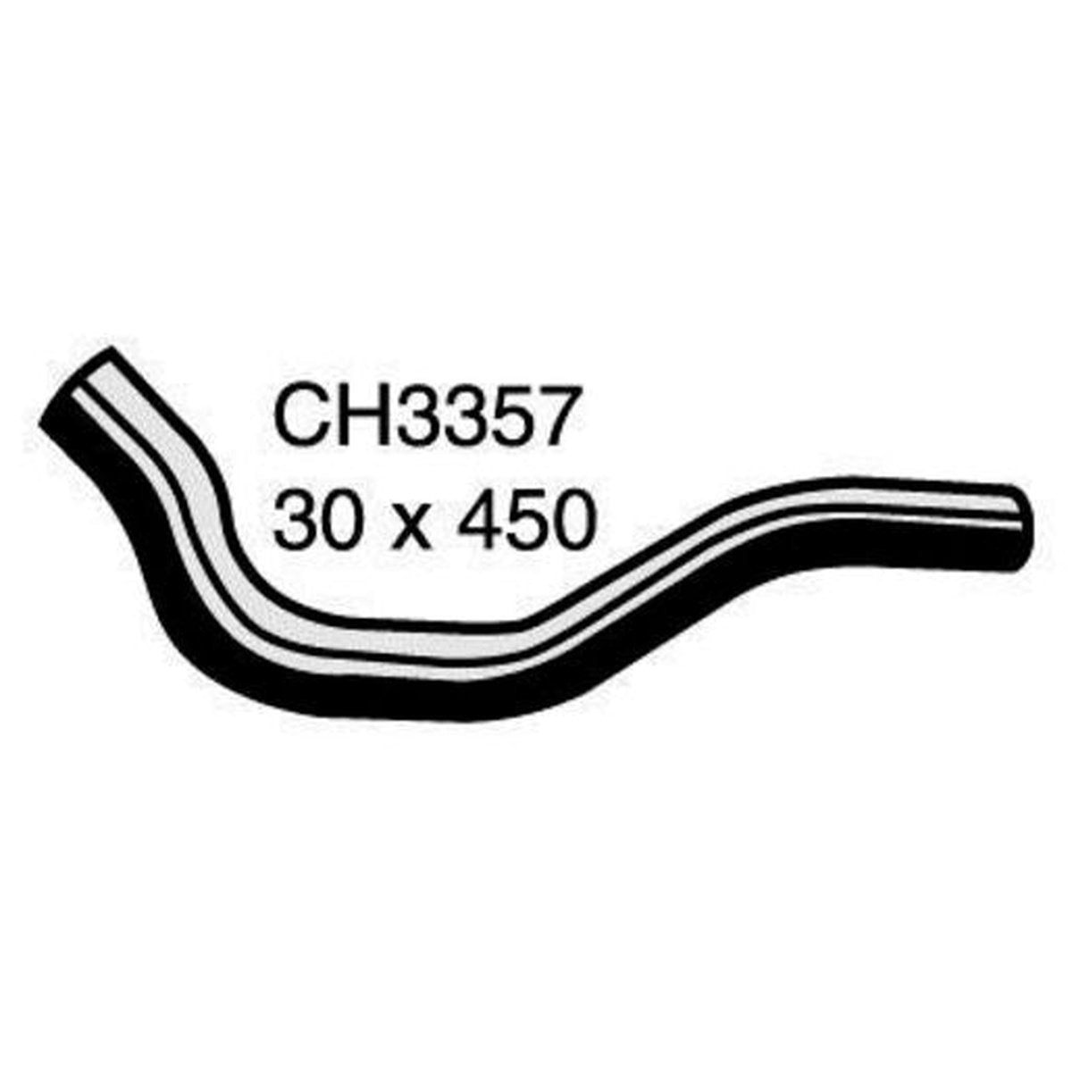 Mackay Top Radiator Hose CH3357