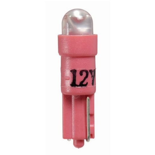 Narva Led Wedge Kw2X4.6D Red Base Globe 12V 47856