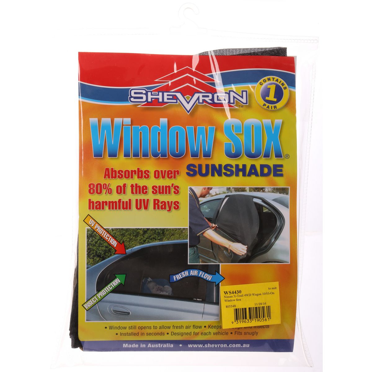 Window Sox fits Nissan X-Trail T30/T31 SUV 2001-14 WS4430
