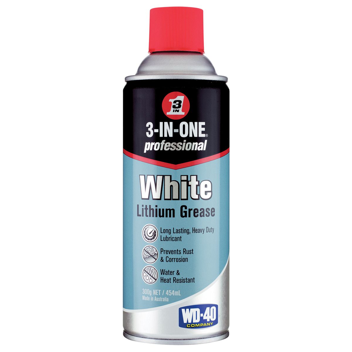 3-In-One White Lithium Spray Grease 300g 11063