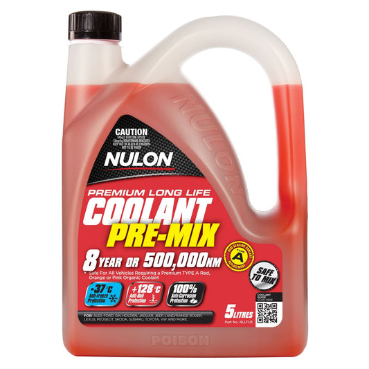 Nulon Red Premium Long Life Coolant Premix 5L RLLTU5