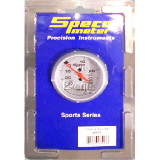Speco Thomas Thomas Dial Boost Gauge 2In Silver 524-04