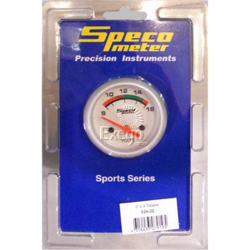 Speco Thomas Thomas Voltmeter Gauge 2In - Silver 524-22