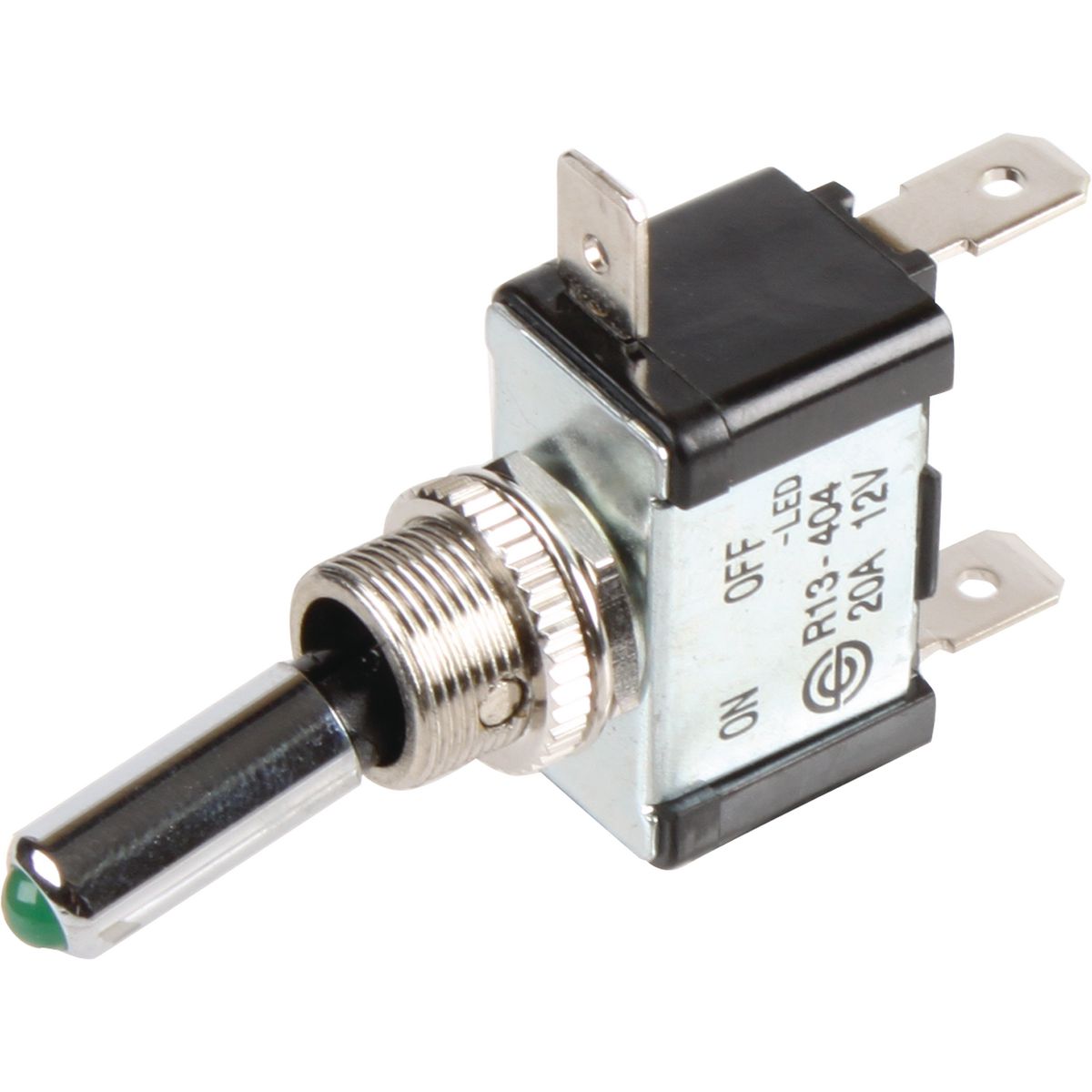 Narva Switch Toggle Illuminated On Off Green 60287BL