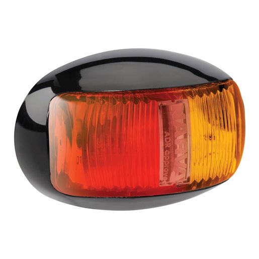 Narva LED Side Marker Light Red/Amber 9-33V 91606