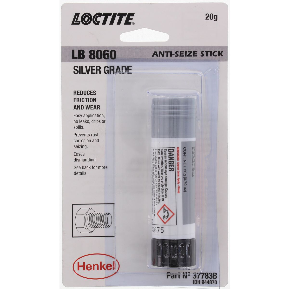 Loctite LB 8060 Silver Grade Anti-Seize 20g 944870