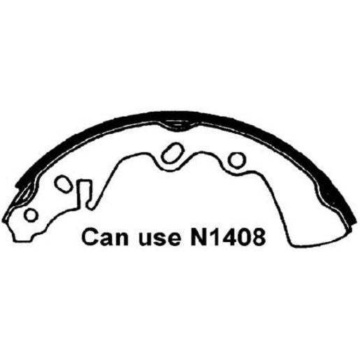 Brake Bonders Brake Shoe 228.6mm N1348