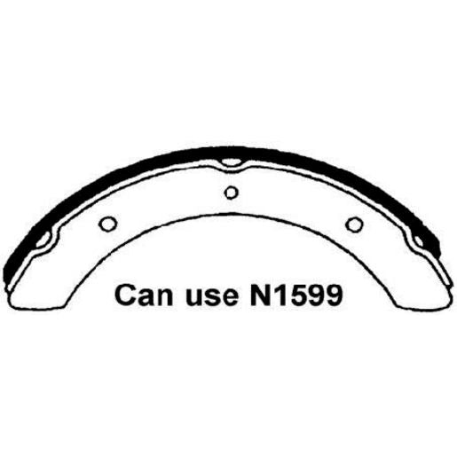 Brake Bonders Brake Shoe 210mm N1367