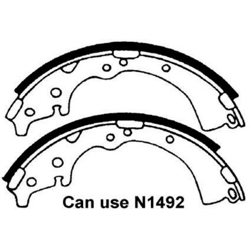 Brake Bonders Brake Shoe 254mm N1396