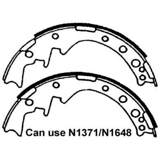 Brake Bonders Brake Shoe 254mm N1405