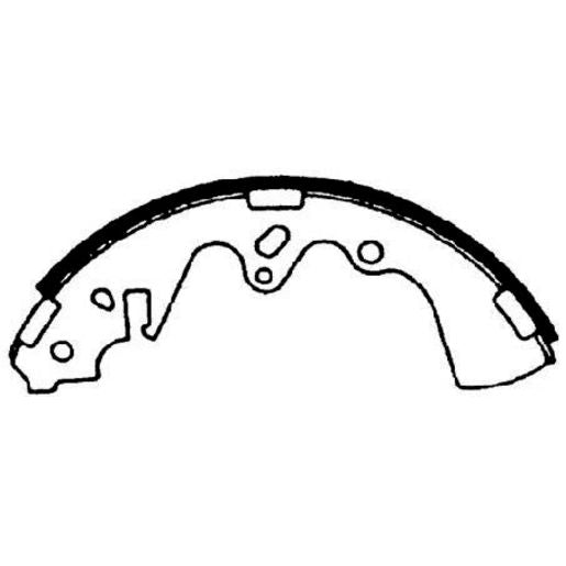 Brake Bonders Brake Shoe 228.6mm N1408