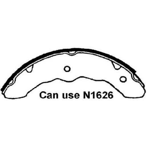 Brake Bonders Brake Shoe 295mm N1454