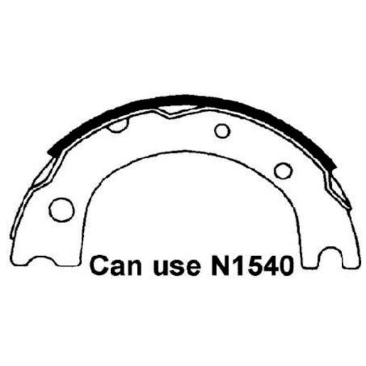 Brake Bonders Brake Shoe 160mm N1542