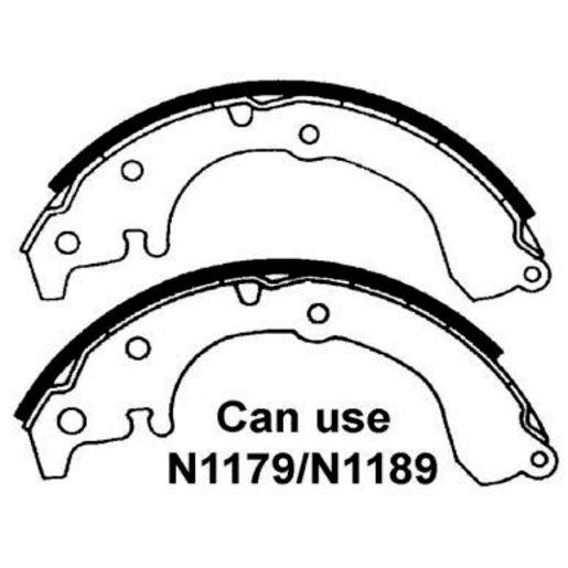 Brake Bonders Brake Shoe 203.2mm N1591