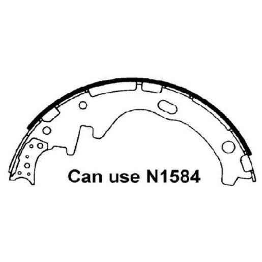 Brake Bonders Brake Shoe 254mm N1612