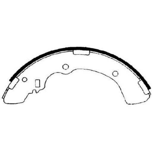 Brake Bonders Brake Shoe 254mm N1653