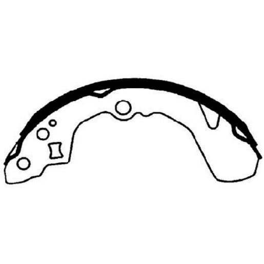 Brake Bonders Brake Shoe 200mm N1682