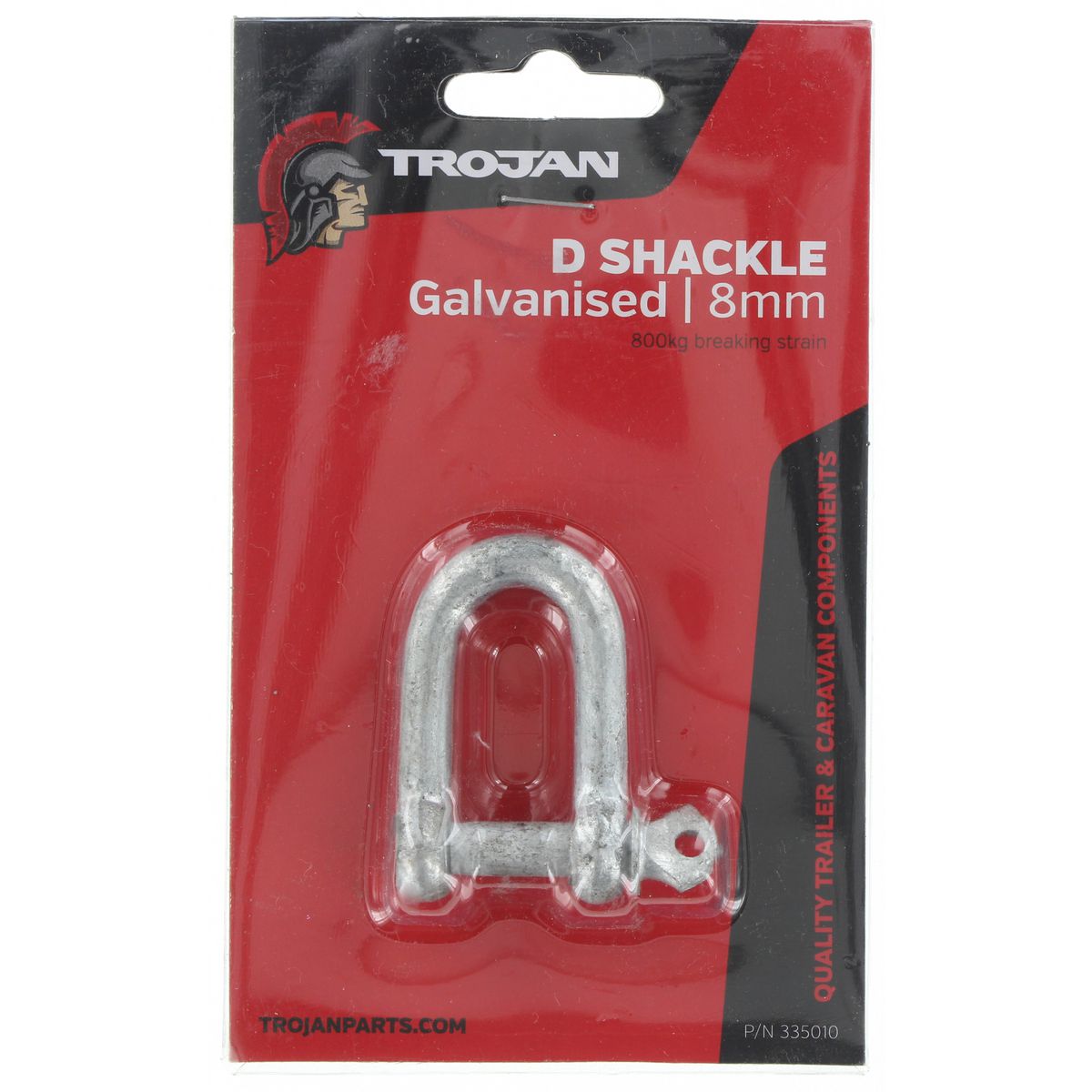 TROJAN D Shackle 8mm 800kg 335010