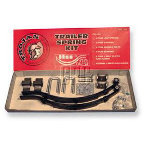Trojan Trailer Leaf Spring Kit Suit 40Mm Axle 1500Kg 661006