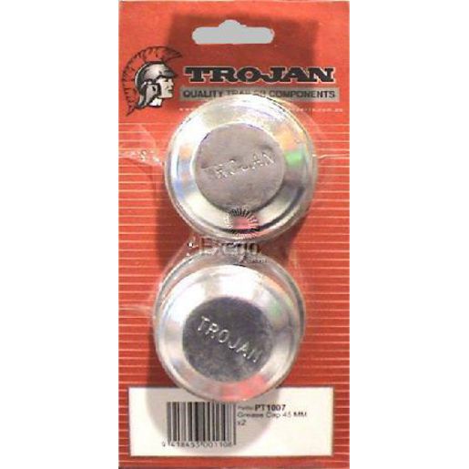Trojan 45mm Grease Caps PT1007