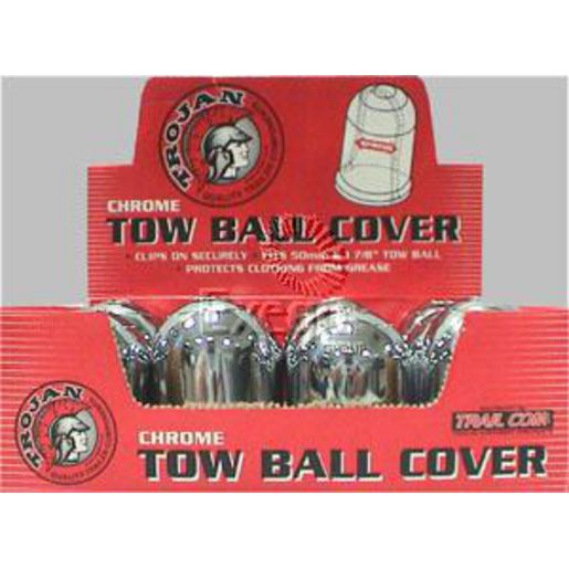 Trojan Tow Ball Cover Chrome 540085