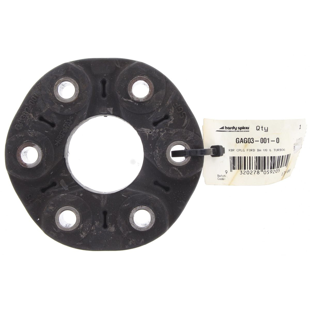 Hardy Spicer Driveshaft Coupling GAG03-001-0