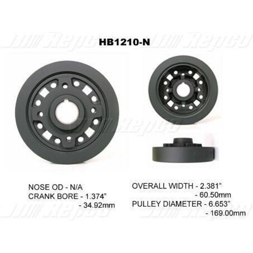 Powerbond OEM Replacement Harmonic Balancer HB1210N