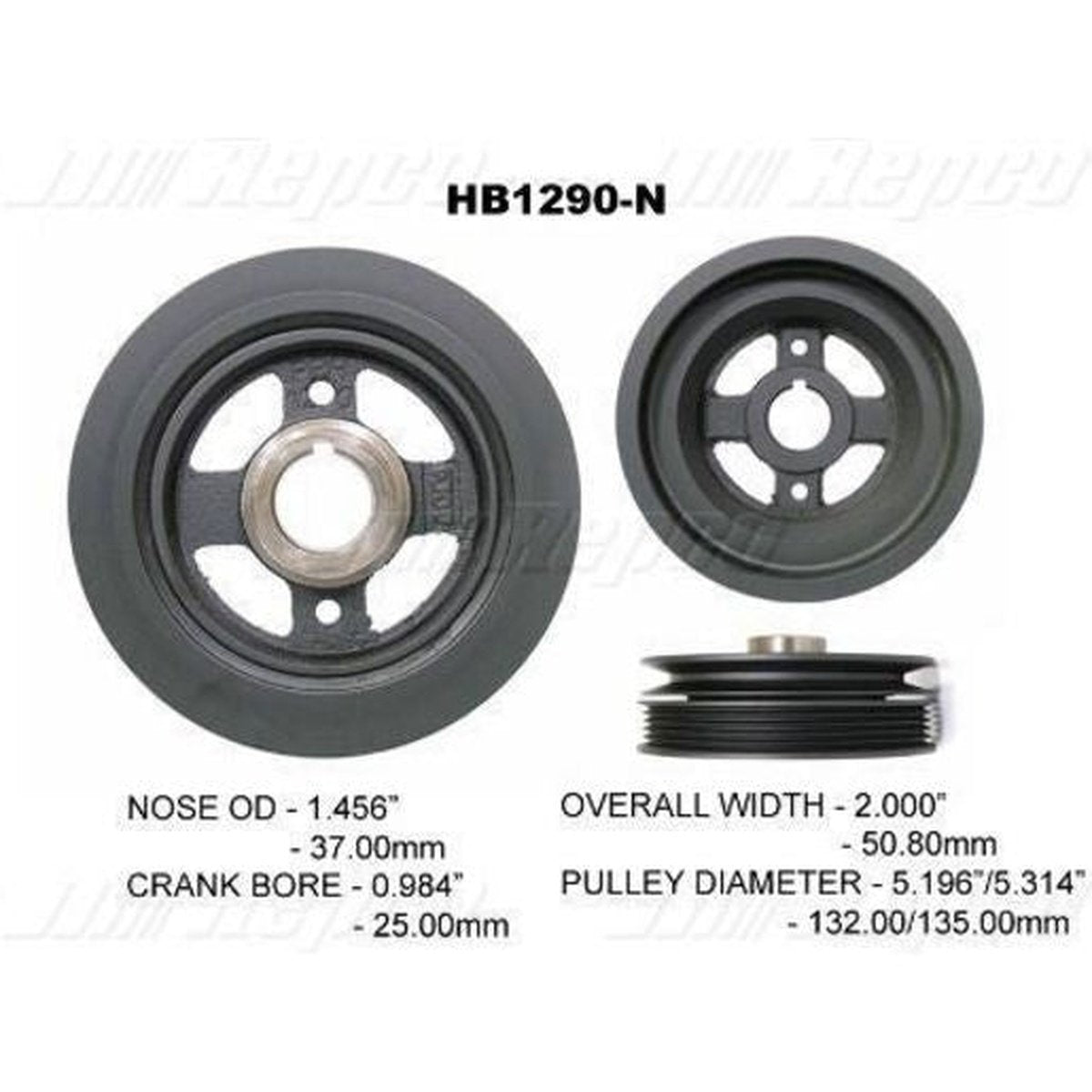 Powerbond OEM Replacement Harmonic Balancer HB1290N