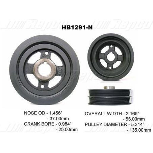 Powerbond OEM Replacement Harmonic Balancer HB1291N