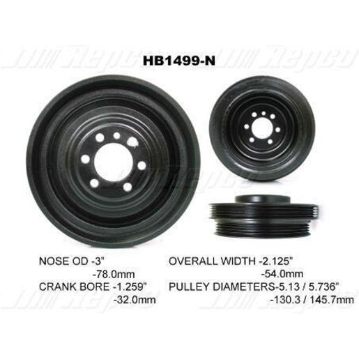 Powerbond OEM Replacement Harmonic Balancer HB1499N