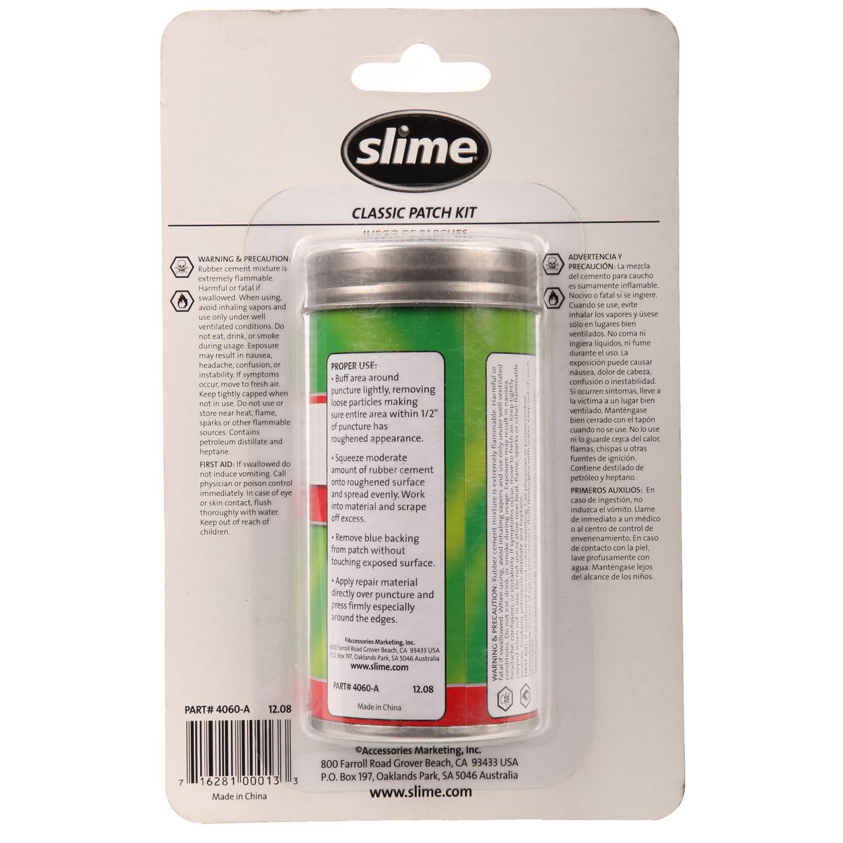 Slime Classic Rubber Patch Kit - 27 Pc 4060-A