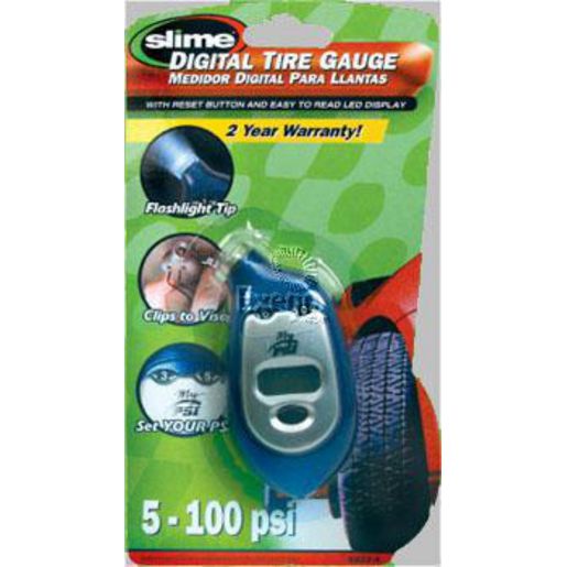 Slime Digital Tyre Gauge 5-100Psi 5022-A