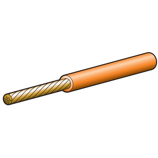 Narva 4Mm Single Core Automotive Cable Orange 100M 5814-100OE