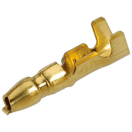 Narva Terminal Male Bullet Non Insulated 4mm (100Pk) 56205